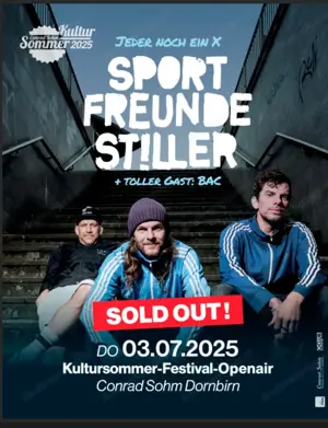 2 Karten für Sportfreunde Stiller in Dornbirn zu verkaufen