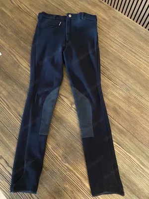 Reithose Mädchen schwarz Gr 152