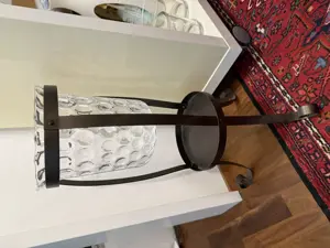Vase mit Metallständer von Partylite