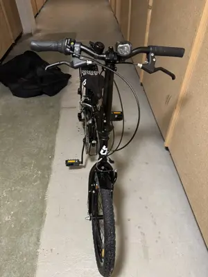 Bergsteiger Klapprad schwarz wie NEU Bild 2
