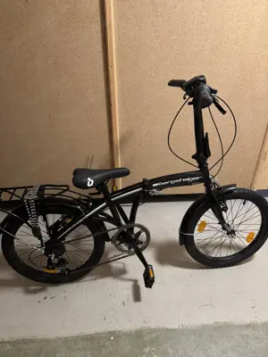 Bergsteiger Klapprad schwarz wie NEU Bild 3