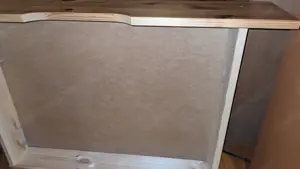 Doppelbett aus Kiefer mit Schubladen Bild 3