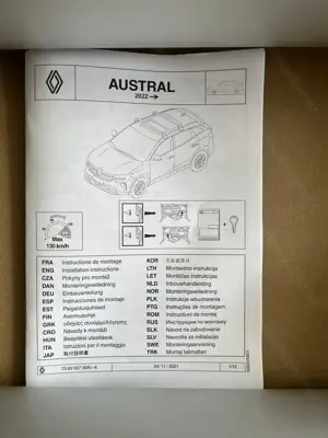 Dachträger   Dachgalerie für Renault Austral Bild 4