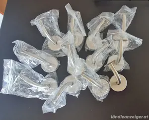 12 Handlaufhalter mit Kabeldurchführung, Edelstahl, gebürstet, für LED geeignet neu Bild 4