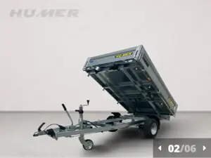 Humer Anhänger Heckkipper 1 Achs Bild 2