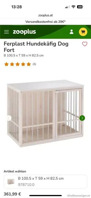 Hundekäfig Ferplast Dog Fort