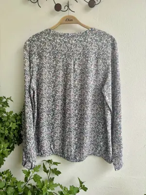 Geblümte Damen langarm Bluse von s.Oliver Bild 3