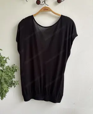 Raffiniertes schwarzes Damen Oberteil von Diesel Bild 3