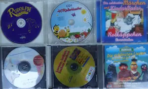 12 Kinder-CDs & DVDs