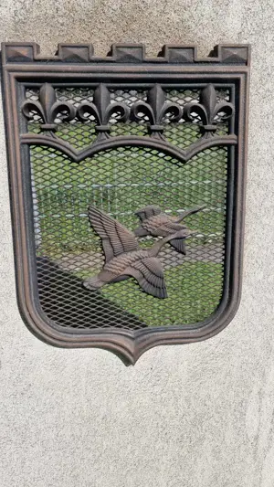 Kaminofen mit Jagdmotiv