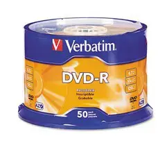 Verbatim DVD-R 16x Matt Silver 4.7GB, 50er Pack Spindel