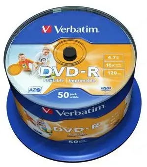 Verbatim DVD-R 16x Matt Silver 4.7GB, 50er Pack Spindel Bild 3