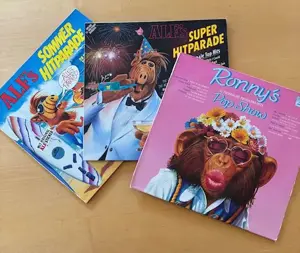 Schallplatten Vinyl Sampler Ende 80er Jahre 3 Doppel-LP-Alben 