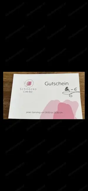 Gutschein Gastro