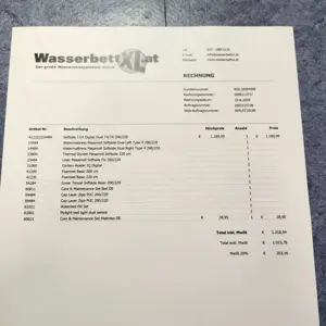 Wasserbett neu Verpackt