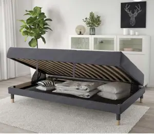 Bettsofa Flottebo Ikea 120 x 200 cm grau Couch Sofa Bett Bild 3