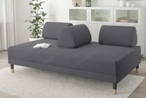 Bettsofa Flottebo Ikea 120 x 200 cm grau Couch Sofa Bett Bild 5