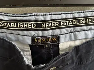 Blaue, kurze Herren Hose von Review Bild 3