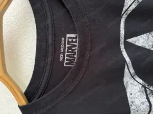 Schwarzes Herren T Shirt von Marvel Bild 3