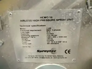 Airless Gerät der Fa. Hemo Bild 3