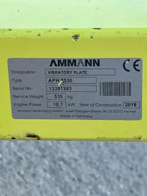 Ammann 6530 Rüttelplatte, BJ 2018 Bild 3