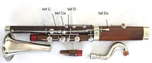 Bassklarinette, deutsches System, Fagottform, bis tief C Bild 4