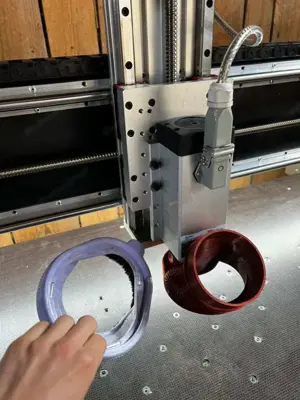 CNC Portalfräse 2585x1345x125 - 2.2kW Spindel - Werkzeuglängensensor Bild 4