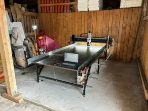 CNC Portalfräse 2585x1345x125 - 2.2kW Spindel - Werkzeuglängensensor Bild 3