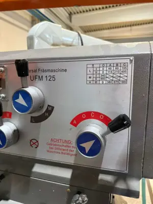 ELMAG Universalfräsmaschine UFM 125 perfektem zustand Bild 9