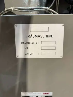 ELMAG Universalfräsmaschine UFM 125 Bild 2