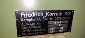 Fräsmaschine Korradi UW10 Bild 9