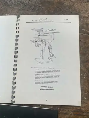 Gravierfräsmaschine Friedrich Deckel Bild 2