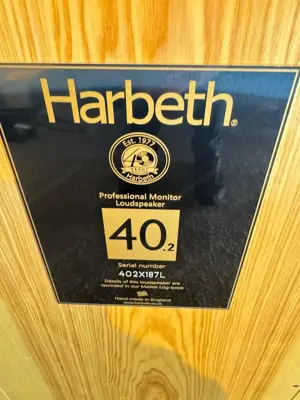 Harbeth M40.2 40th Anniversary High End Bild 3