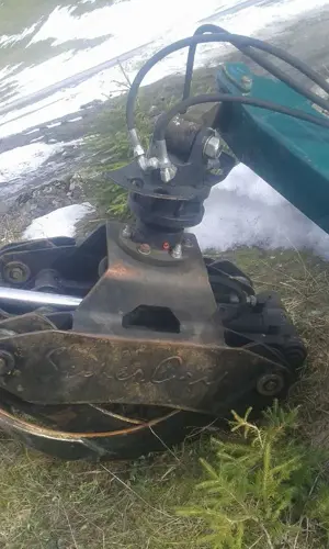 Holzzange für Bagger, Rückezange Bild 3