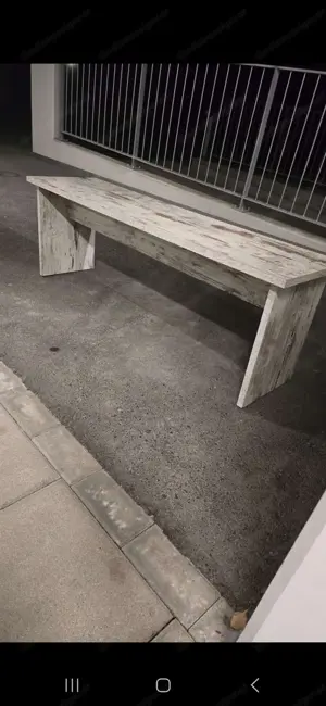 Sitzbank zu verschenken
