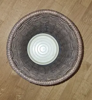 Regenschirmständer Korbgeflecht dunkelbraun Bild 2