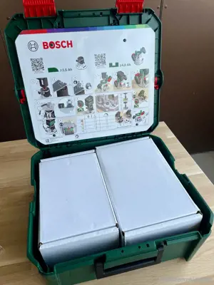 Bosch 2in1 Akku-Kanten- Oberfräse AdvancedTrimRouter 18V-8   neuwertig, inkl Zubehör Bild 2