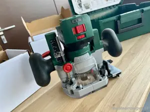 Bosch 2in1 Akku-Kanten- Oberfräse AdvancedTrimRouter 18V-8   neuwertig, inkl Zubehör Bild 4