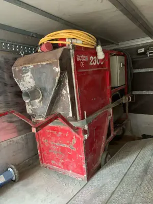 Kugelstrahl Maschine Blastrac inkl. Sauger und Anhänger Bild 4