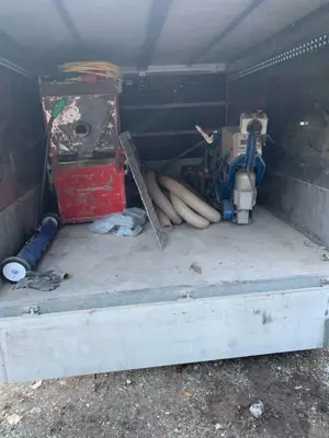 Kugelstrahl Maschine Blastrac inkl. Sauger und Anhänger Bild 3