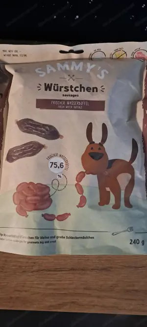 Wasserbüffel Würstchen für Hunde Bild 2