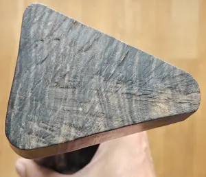 Handgeschnitzte Holzfigur   stehende Frau, 36,5 cm, Nachlass Bild 3