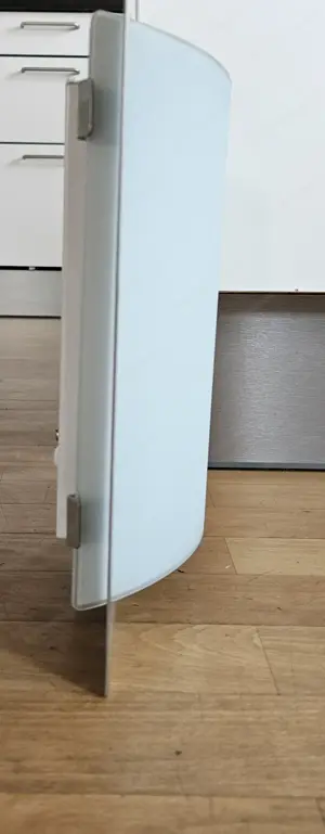 Zwei elegante EGLO-Wandleuchten aus Glas & Edelstahl - gebraucht Bild 5