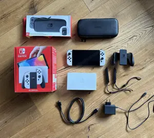 Nintendo Switch OLED-Modell HEG-001 64GB Handheld-Spielekonsole - Weiß