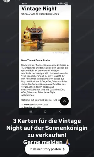 Vintage Night auf der Sonnenkönigin 60,70 und 80 iger Hits