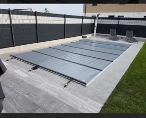Pool Stangenabdeckung mit Handkurbel 