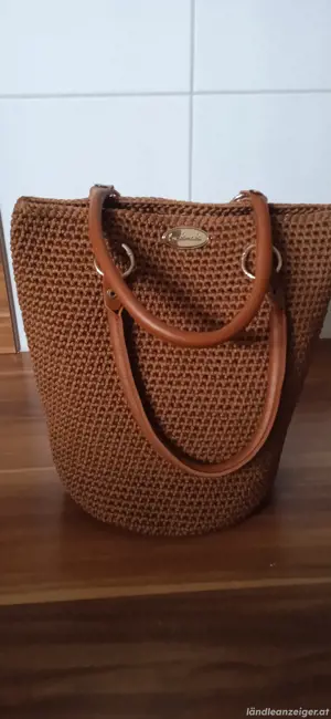 gehäkelte Tasche 