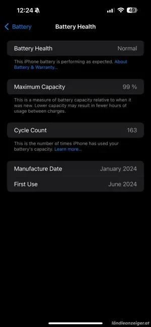 Iphone 15 Pro Max 256GB Titan Blau - Garantie Bild 3