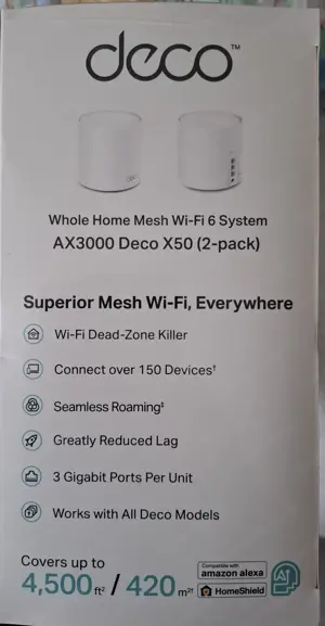 Superior Mesh, Wifi von Deco TP Link   Nagelneu Bild 2