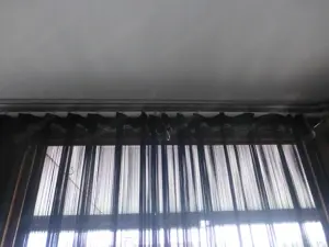 Fadenvorhang Schiebevorhang Insektenschutz Überlänge Schwarz Top Bild 5